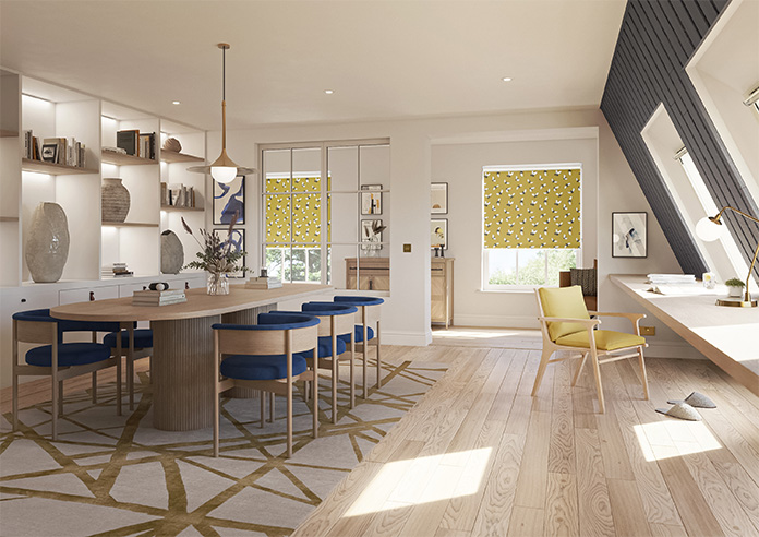 Busy Bee, True Yellow - Twist&Fit Roller Blind - Image 7